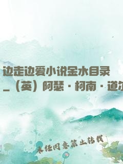 边走边爱小说金水目录